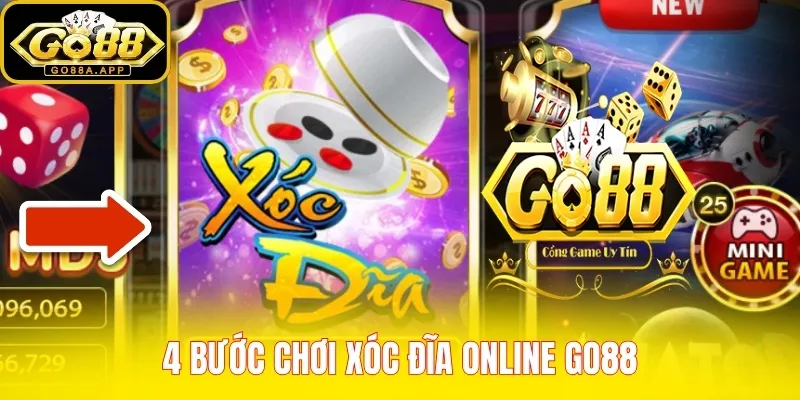 4 bước chơi Xóc đĩa online Go88