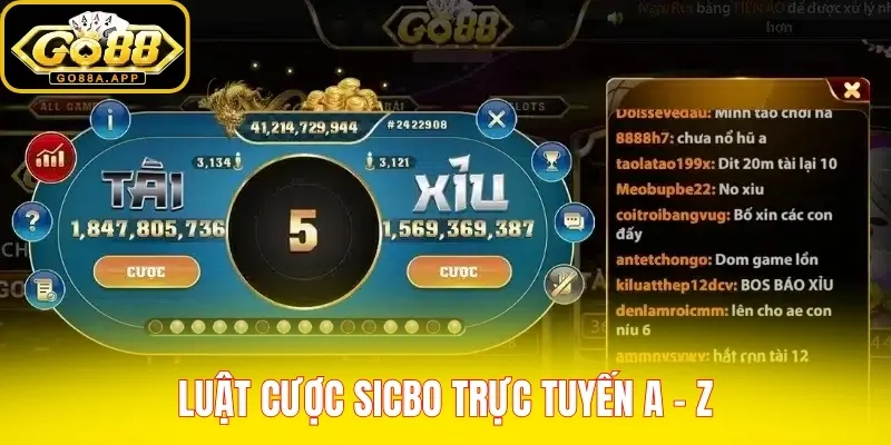 Luật cược Sicbo trực tuyến A - Z